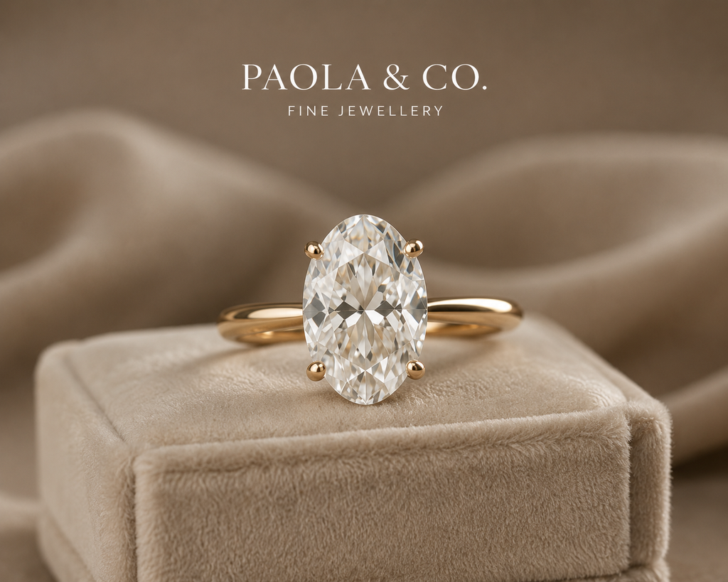 The Paola Ring – Oval Solitaire