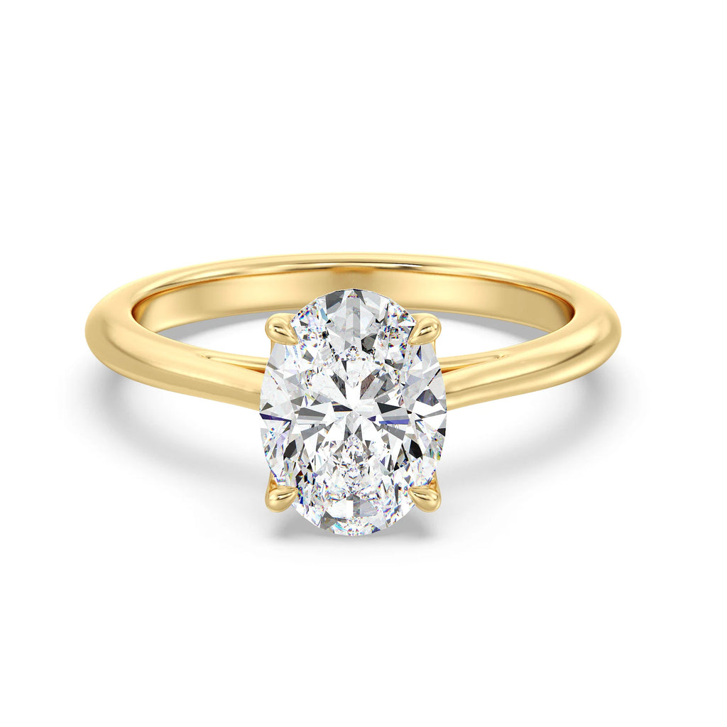 The Paola Ring – Oval Solitaire