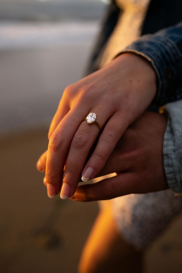 Diamond engagement ring — Paola & Co